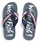 Weird Fish Mens Waterford Flip Flops Cement Grey