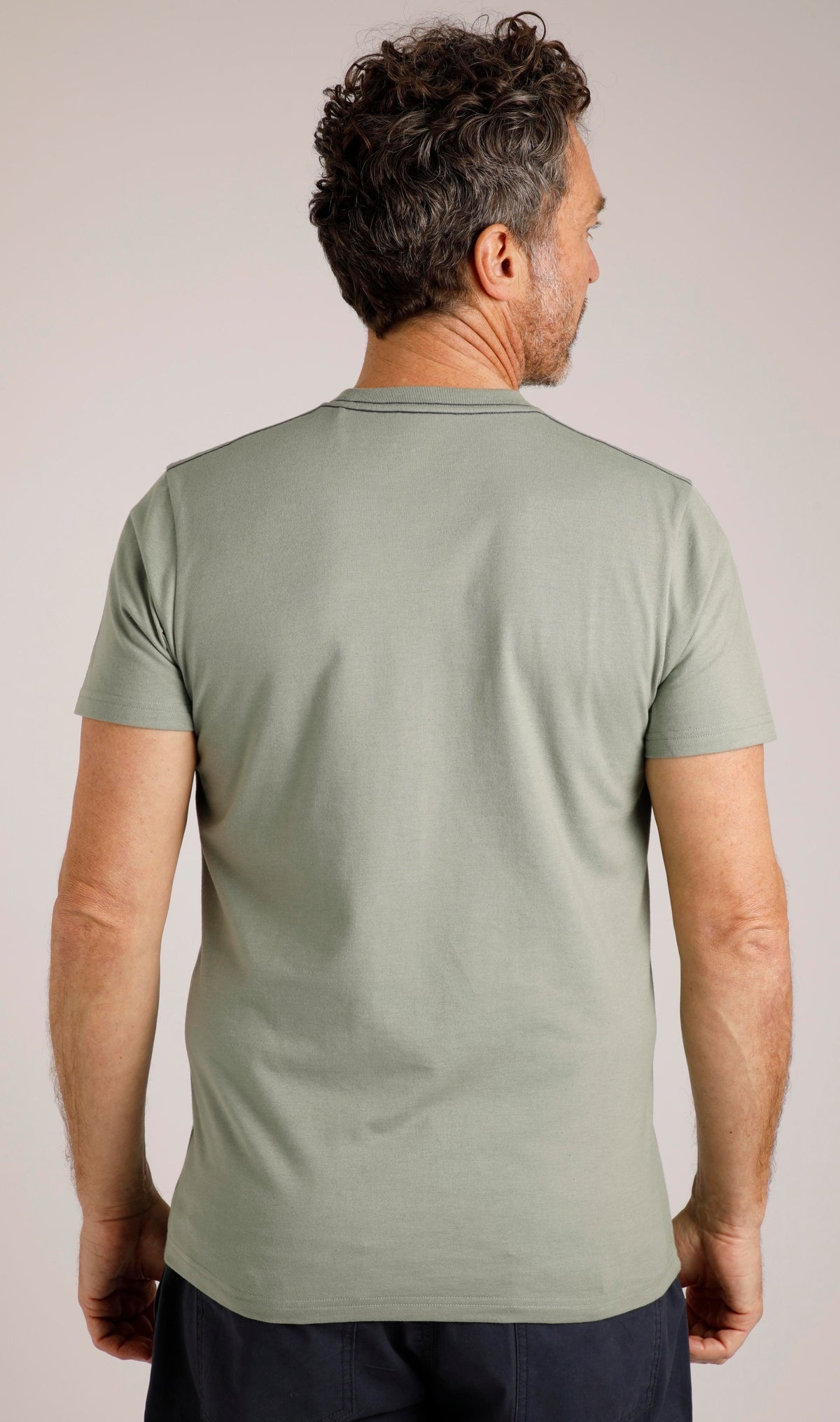 Weird Fish Mens Waves Printed T-Shirt - Shadow Grey