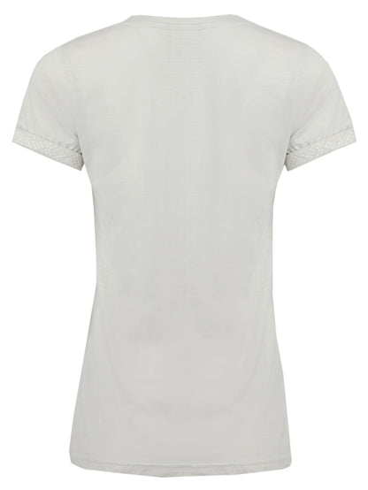 Weird Fish Womens 'Trinity' Short Sleeve Tee - Pearl Grey