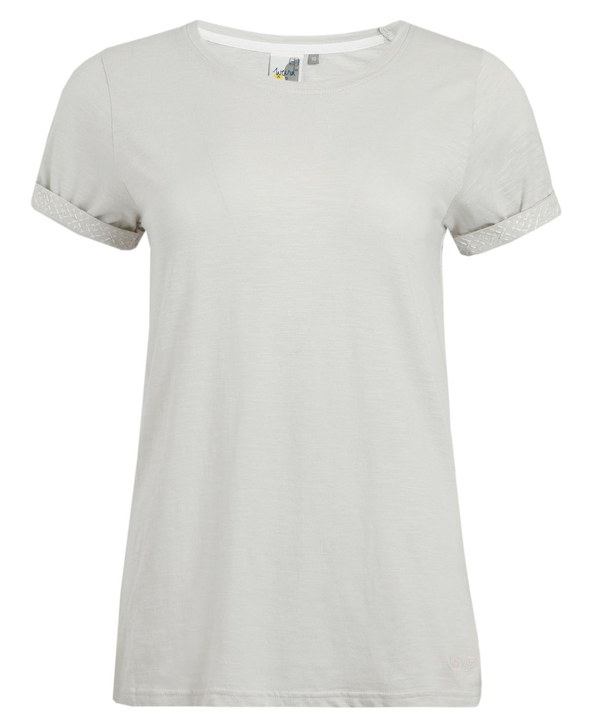 Weird Fish Womens 'Trinity' Short Sleeve Tee - Pearl Grey